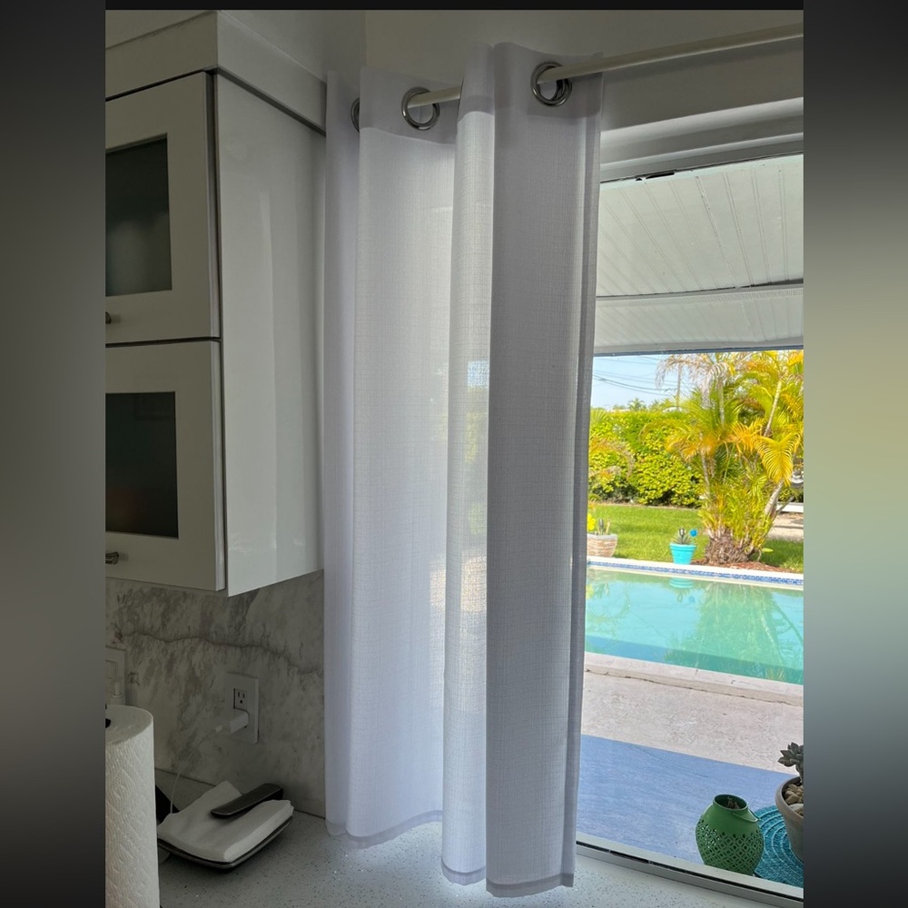 White Linen Curtains